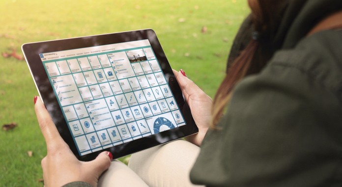 Girl with iPad