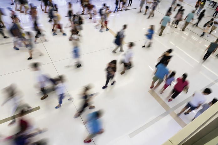 people walking